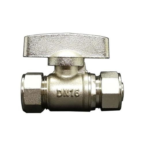 Robinet à boisseau sphérique laiton 1 BSP vanne PEX-AL-PEX 2025 argent