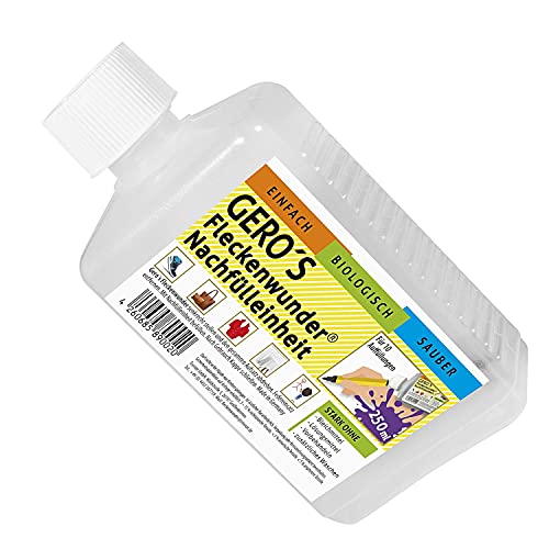 Gero´s Fleckenwunder® Nachfüllpack 250 ml (inkl. 2 Ersatzspitzen) für Fleckenstift - Fleckenentferner