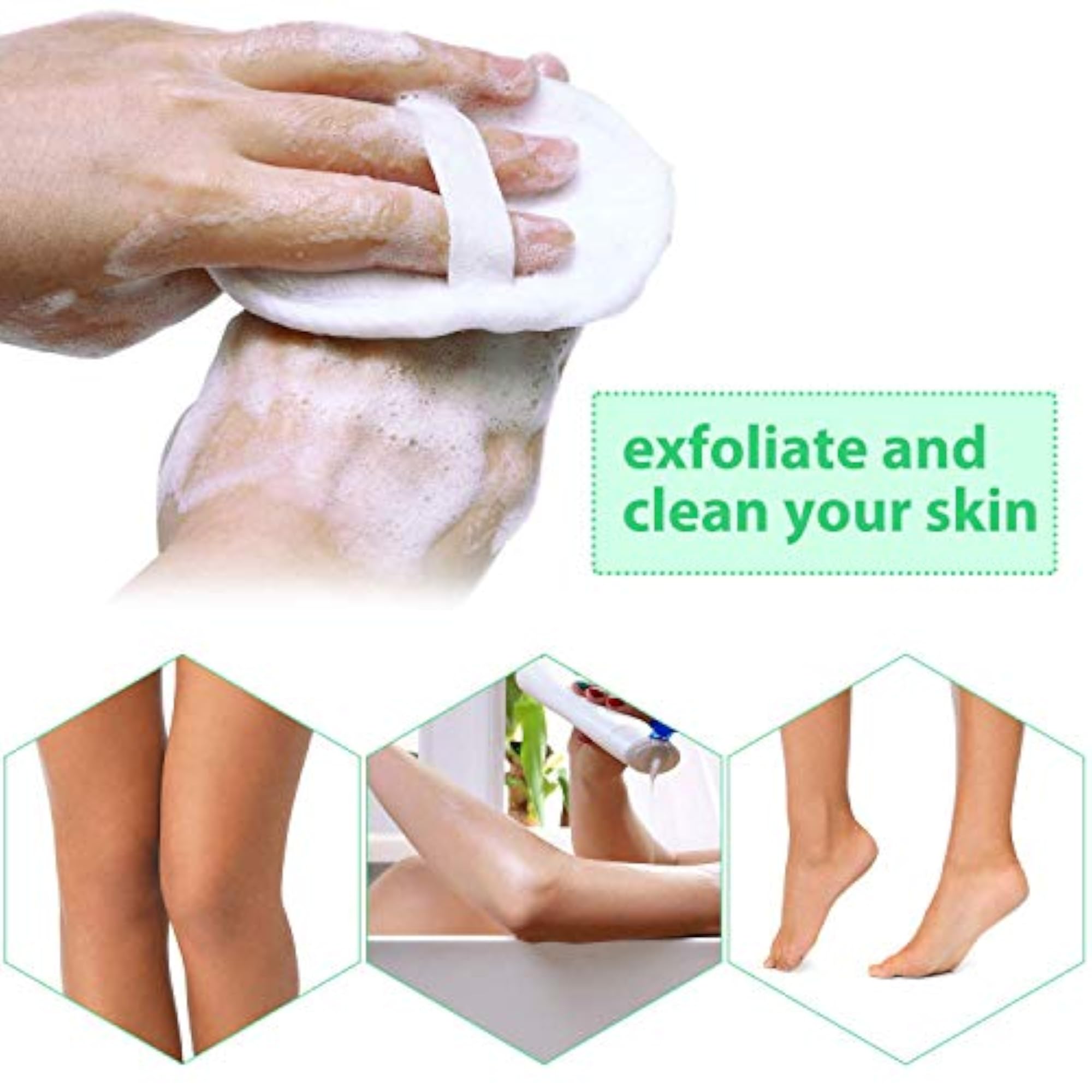 Natural Loofah Bath Sponges Pack of 5