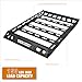 Universal Roof Rack Top Cargo Luggage Carrier Basket w/Wind Fairing+Cargo Net | 47