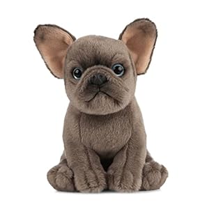 Living Nature Soft Toy – knuffeldier Franse buldog puppy (16 cm)