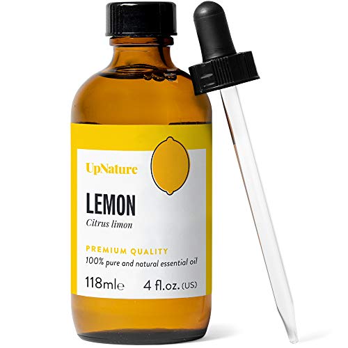 Lemon Oil Essential Oil 4 OZ â€“ Pure Lemon Oil - Lemon Oil for Skin and Hair, Energy Boost, Focus, Motivation, DIY Natural All Purpose Cleaner - Therapeutic Grade, Undiluted, Non-GMO, Aromatherapy