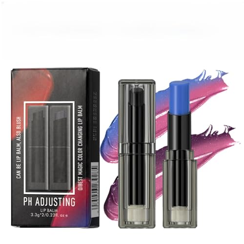 Protoence Pintalabios Ph Cambia Color,2 Unidades Bálsamo Tintado Labial | Accesorios de Maquillaje Portátil e Impermeable para Mujeres y Niñas