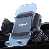 Lamicall Handyhalterung Auto, Handy Autohalterung - [2023 Federclip] Universal Lüftung Handyhalter Auto, 360 Grad Vent KFZ Halterung für iPhone 15/14/13/12 Pro Max Plus, Samsung, 4-7 Zoll Smartphone