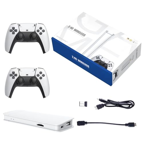 Controller a bassa latenza: combattimenti wireless a due giocatori (2,4 GHz). Dotato di due gamepad wireless a bassa latenza, questo PC consente di giocare a due sullo stesso schermo e ritrovare il divertimento dei giochi arcade.