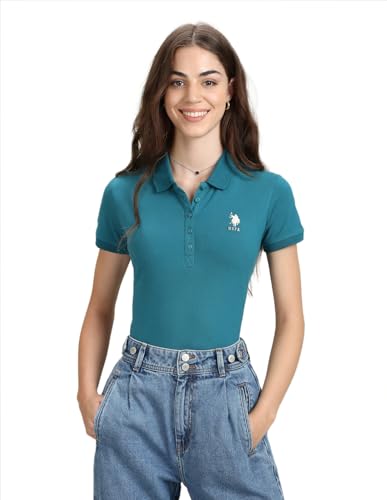 Image of U.S. Polo ASSN. Women's Cotton Slim Fit T-Shirt