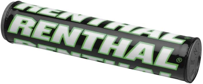Renthal Team Issue SX Crossbar Pad - 9.5in./240mm - Black/Green/White