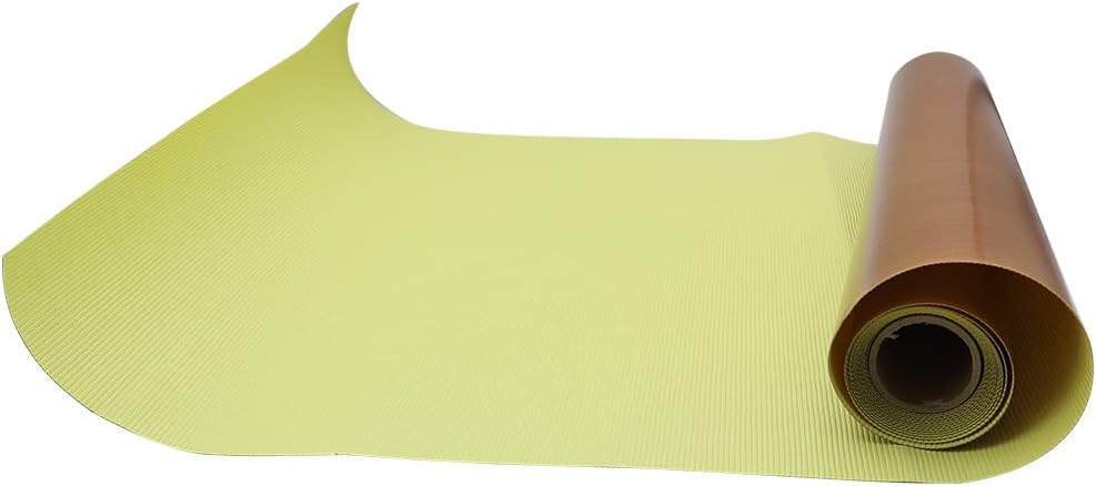 H-E 36 in x 90 ft / 36" x 30 Yard Self-Adhesive PTFE Fabric Sheet Roll 5Mil Thickness Heat Resistant Fabric