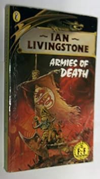 Paperback Armies of Death (Puffin Adventure Gamebooks) Book