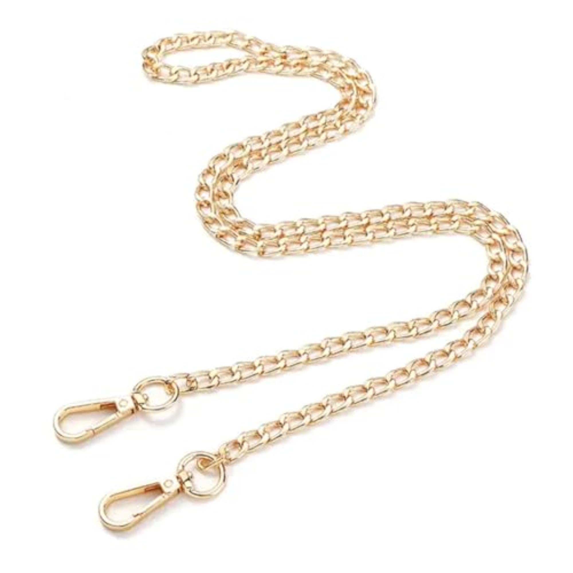 Replacement Golden Chain Strap for Handbags, 49 Inch
