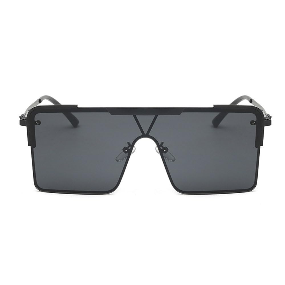 Modische einteilige polarisierte Metall-Sonnenbrille für Männer und Frauen, geeignet für Reisen im Freien und zum Autofahren mit UV-Schutz