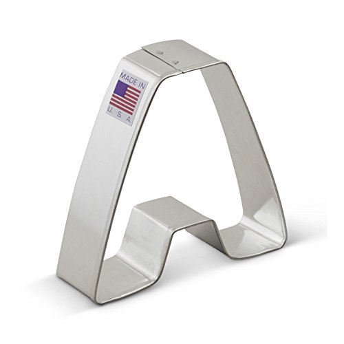 Ann Clark Letter A Cookie Cutter - 3 Inches - Tin Plated Steel