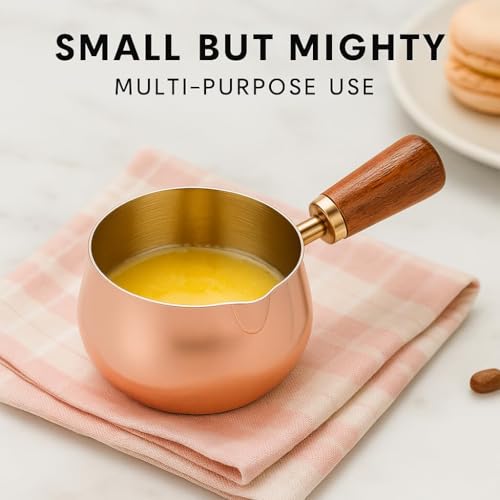 Image of Crega All-in-One Baking & Kitchen Tools, Durable Stainless Steel Utensils, Measuring Cups, Wooden, Gold Cutlery, Cooking Ladles, Protein Scoop Accessory & Mini Kitchen Cooking & Baking