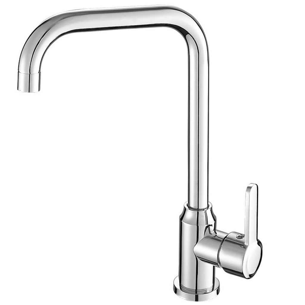Robinet rotatif pour évier de cuisine avec mitigeur eau chaude et froide
