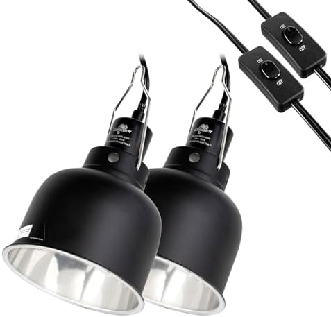 2 Pack Reptile Light Fixture — bottom and base construction detail