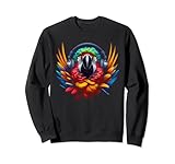 Stylish Parrot Enjoying Music Wear Store