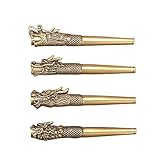The Dragon Brass Cigarette Holder - Exquisite Carvings, Premium Quality (V5)