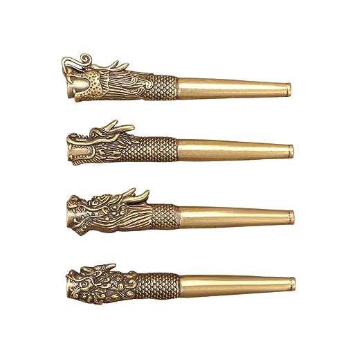 The Dragon Brass Cigarette Holder - Exquisite Carvings, Premium Quality