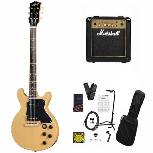 Epiphone/Inspired by Gibson Custom 1960 Les Paul Special Double Cut Reissue TV Yellow Marshall MG10AvtGLM^[S҃ZbgR