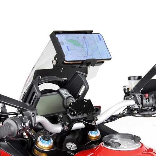 Support téléphone moto avant évite les reflets Ducati Multistrada 1200 - 5
