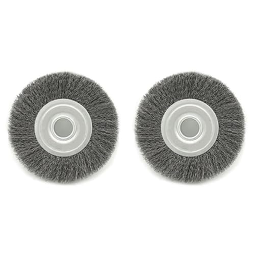 Roue métallique pour meuleuse 6 pouces en acier inoxydable pour touret d'établi x2