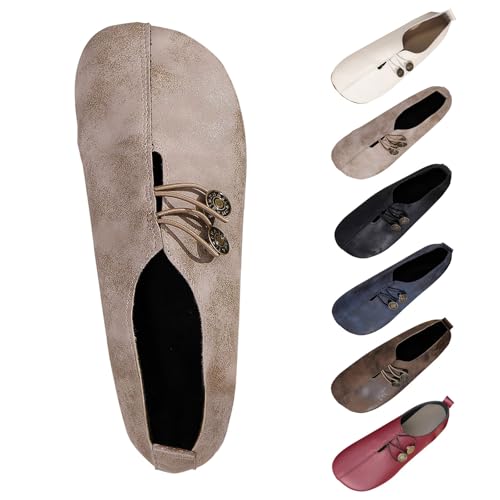 Mokassins Damen Schwarz Breiter Fuß Halbschuhe Slip On Mode Leicht Work Office Flache Schuhe rutschfeste Loafers Bequeme Wanderschuhe Driving Flachschuhe Slipper Sommerschuhe Schlupfschuhe