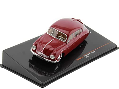 Ixo Tatra T600 1950 - Modellino Auto 1:43, Colore: Rosso Scuro