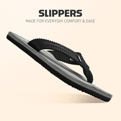 Image of Slip-On Slippers | Comfortable Daily Use Flip Flops For Home, Outdoors & Travel | Flexible & Durable | Anti-Skid Grip With Comfortable Cushioned Footbed | TFG-1001