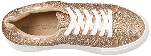 Betsey Johnson Women's Sidny Sneaker, Light Gold, 8 #TOP3