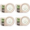 Plate ‘O’ Stack 100% Compostable Disposable Plates. (9″ Natural Brown [500-Pack])