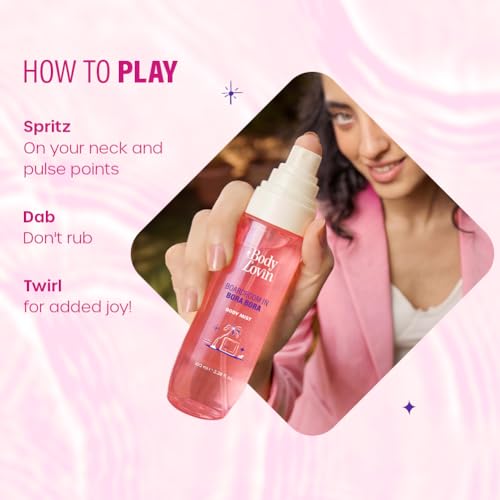 Image of Plum BodyLovin' Boardroom In Bora Bora Body Mist | Juicy Dragonfruit Meets Sweet Jasmine | Long-Lasting | Sweet Tropical Fragrance | With Notes Of Dragonfruit, Jasmine & Caramel | 100 ml