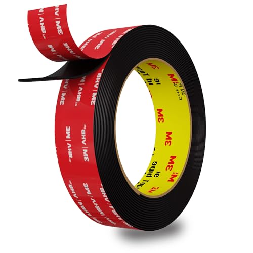 InTrans Doppelseitiges klebeband extra stark 300 x 2 x 0.11 CM, Montageband Klebeband Doppelseitig Streifen passend für Autos, LED Streifen Leuchten, Home/Office Dekoration