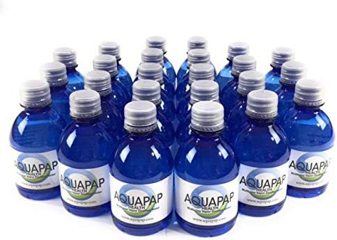 AQUAPAP Health Nasal Rinse and Neti Pot Vapor Distilled Water 24 Pack of 8 oz Single Serve Bottles (Water only Does not Include neti Pot)