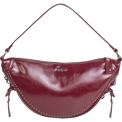Pepe Jeans Sac Hannah en dentelle pour femme, rouge (bordeaux rouge), taille unique, Rouge (bordeaux), Taille unique