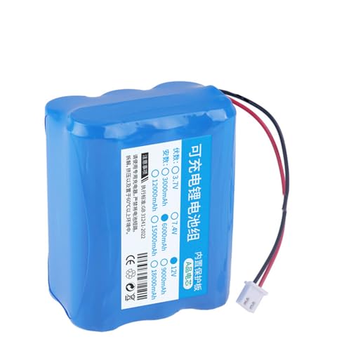 Batería portátil de 12V 3000mAh para tiras LED de terrazas y sistemas de cámaras de vigilancia