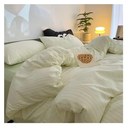 Couette en coton rayé pour éliminer la chaleur nocturne avec style
