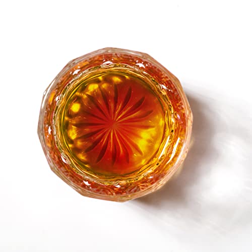 Calliva Von Old Fashioned Whiskey Glasses Set Of 6, Heavy Crystal Rocks Glass In Gifts Box. Large 10Oz Lowball Bar Tumbler For Bourbon Scotch Whisky Cocktail Drinking #TOP4