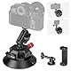 NEEWER 4,5 Kamera Halterung mit Saugnapf und Kugelkopf Magic Arm, kompatibel mit ARRI 1/4l 3/8 Löcher, Auto Halterung und Action Cam Adapter, kompatibel mit iPhone GoPro DJI Insta360, CA105