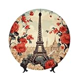 Décoration polyvalente : Parfaite pour être exposée sur des étagères, des buffets, des tables basses ou des murs, cette assiette décorative embellit les salons, les salles à manger, les chambres, les bureaux, les studios et autres pièces. Elle peut être posée sur une table ou suspendue.