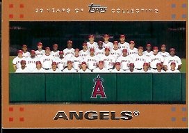 2007 Topps Copper Los Angeles of Anaheim Angels Team Card 26/56 Baseball Card