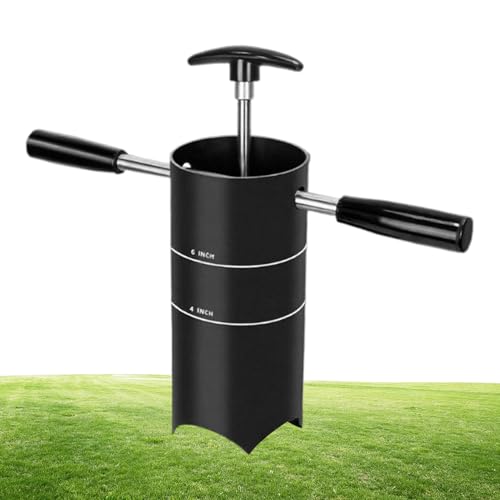 Agujero De Golf Copa Verde | Plantador De Agujero Estándar Con Mango Desmontable | Desplantador Portátil Para Práctica Césped Jardín Terraza | Bolas