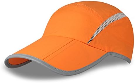 Quick Dry Sun Hats UPF50+ Portable Sports Outdoor Baseball Cap with Foldable Long Bill