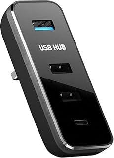 Techinal Multiport HUB Adapter 4in1 USB Mini Hub Docking Station for Model 3/Y Quick Charger Powered Splitter Extension Multiport Hub Adapter