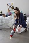 Dirt Devil Vibe 3-in-1 Vacuum Cleaner, Lightweight Corded Bagless Stick Vac with Handheld, SD20020, Red