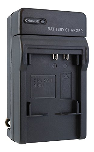 Panasonic Lumix DMC-TZ3 Digital Camera Battery Charger - TechFuel AC & DC Compatible Travel Battery Charger