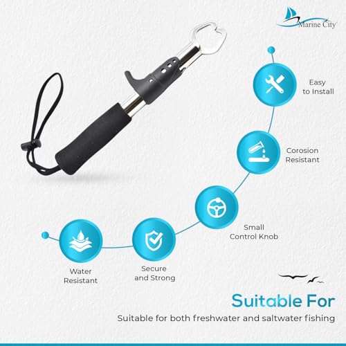 Pince à lèvres poisson portable Marine City accessoire grip pêche