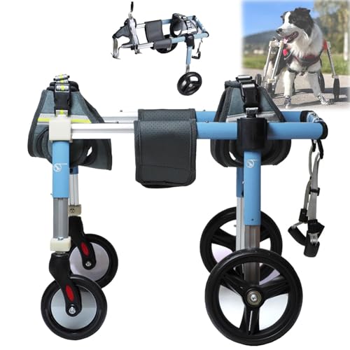 Silla de ruedas ajustable para perros que mejora la comodidad de las mascotas 2