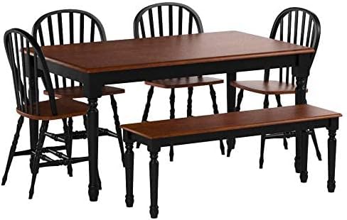 Amazon.com : Better Homes and Gardens Autumn Lane 6-Piece Dining Set ...