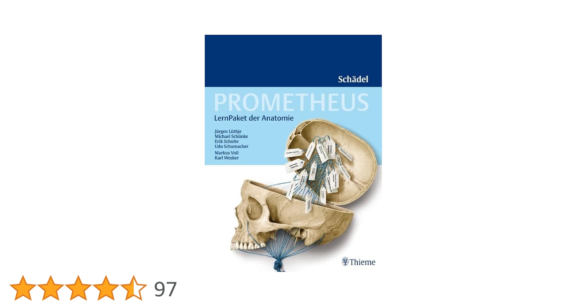 PROMETHEUS LernPaket Anatomie Schädel: Enth.: 1 Lerntafel