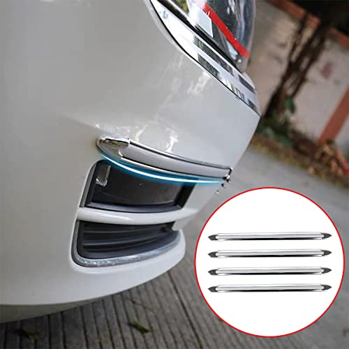 Zipelo Car Bumper Protector Strip, 4 Pack Anti-Scratch Front Rear Bumper Corner Edge Guard, Automotive Door Trunk Adhesive Anti-Collision Trim Sticker, Car Exterior Accessories For Suv, Van, Truck #TOP5